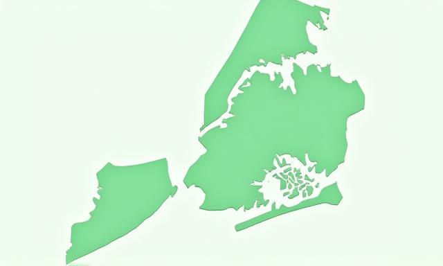 Map showing service coverage in Queens, Manhattan, and Brooklyn